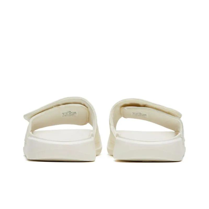 Anta Quiet Slide Slippers Men's White Yellow-3