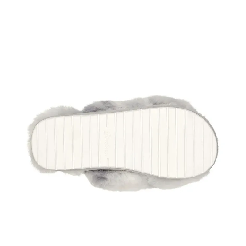 Skechers Slide Slippers Women's Gray-4