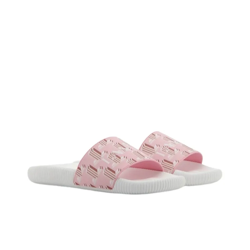Lanvin Monogram Logo print Open toe Slides-2