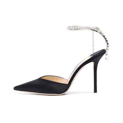 Jimmy Choo Saeda High Heels Women's Marine Blue