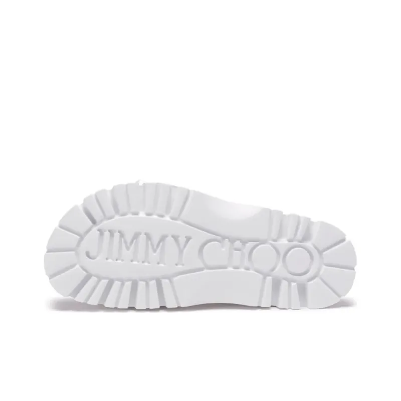 Jimmy Choo Slide Slippers 5.5cm Women's White-5