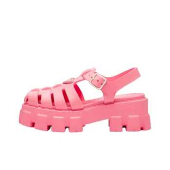 PRADA Monolith Roman Sandals Women's Begonia Pink