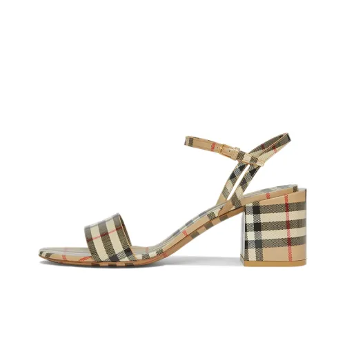 Burberry Leather Slingback Sandals Women's