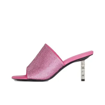 Givenchy G Cube 70mm Open-toe Mules