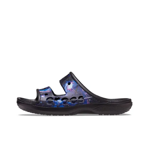 Crocs Slide Slippers Unisex Black/Multicolor Color