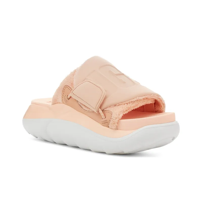 UGG LA Cloud Collection Rubber Sole Slide Slippers Women's Light Peach Pink-2