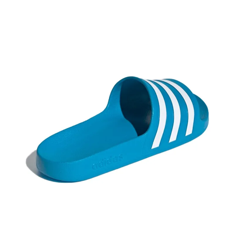 Adilette Adidas Aqua Slides 'Solar Blue'-3