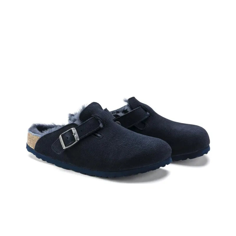 Birkenstock Boston Shearling Suede Night-2