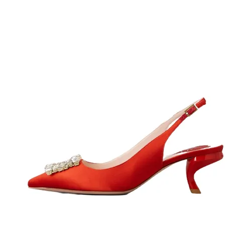 Roger Vivier Virgule High Heels Women's Orange