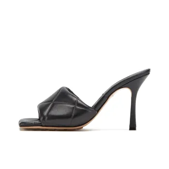 Bottega Veneta Lido Slide Slippers Women's Black