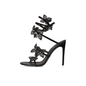RENE CAOVILLA One Strap Sandals Women's Black