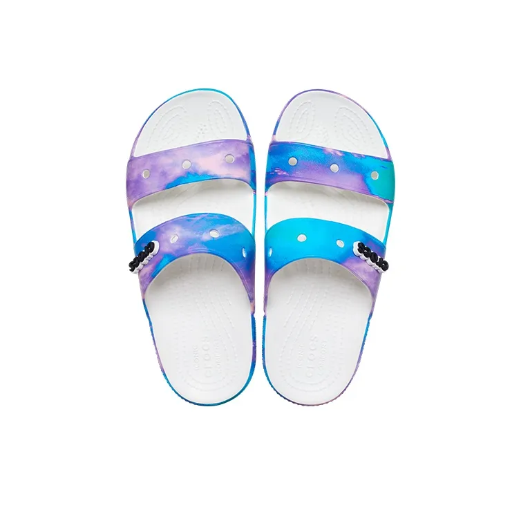 Crocs Classic Clog Slide Slippers Unisex Blue/Purple-4