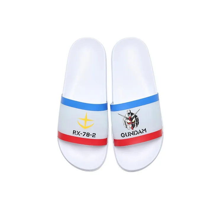 361° Slide Slippers Men White Blue Red-3