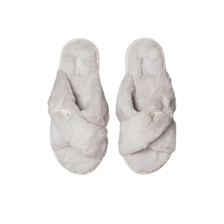 PUMA Fluff X Strap Slide 'Nimbus Cloud' Women's-2