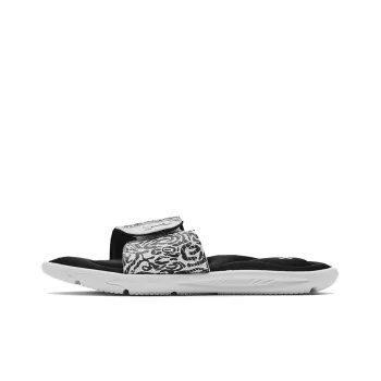 Under Armour Ignite 4 Graphic Strap Slide 'Zebra' Women's