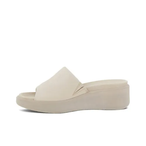 Ecco Slide Slippers Women's Lime Gray