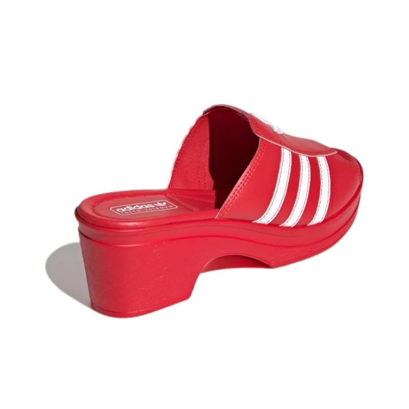 Adidas Trefoil Mules Lotta Volkova Red Women's-3