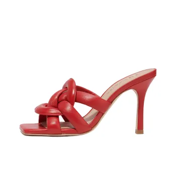 COACH Kellie Slide Slippers Women's Red
