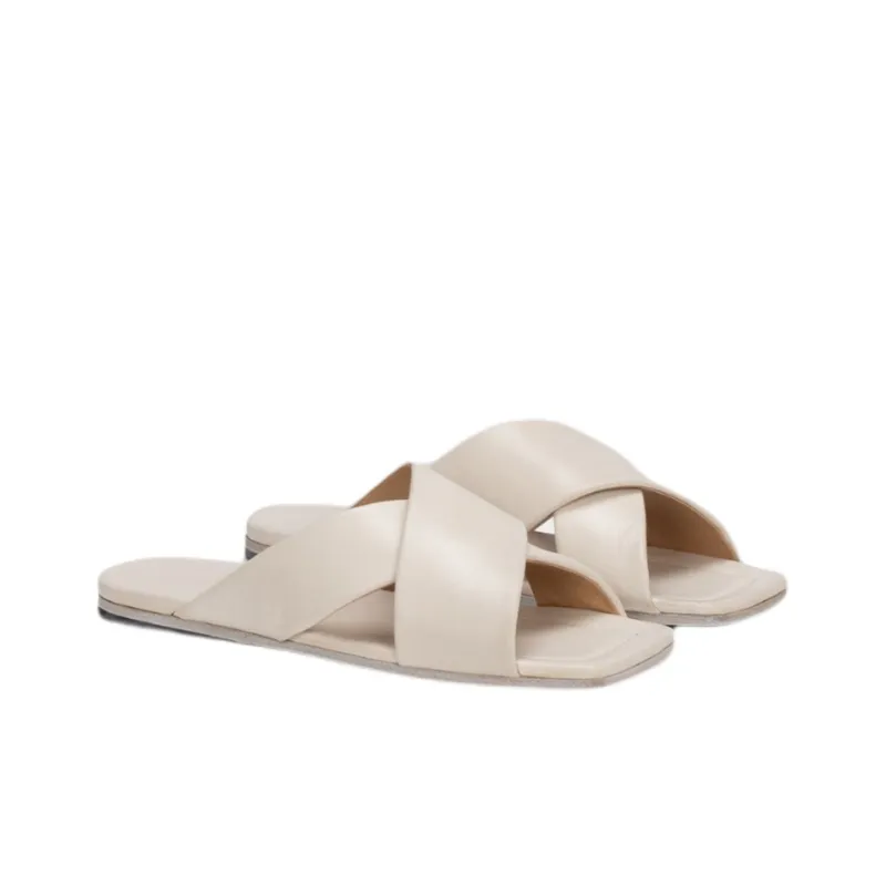 Marsèll Spatola Odor Resistant Slide Slippers Women's White-3