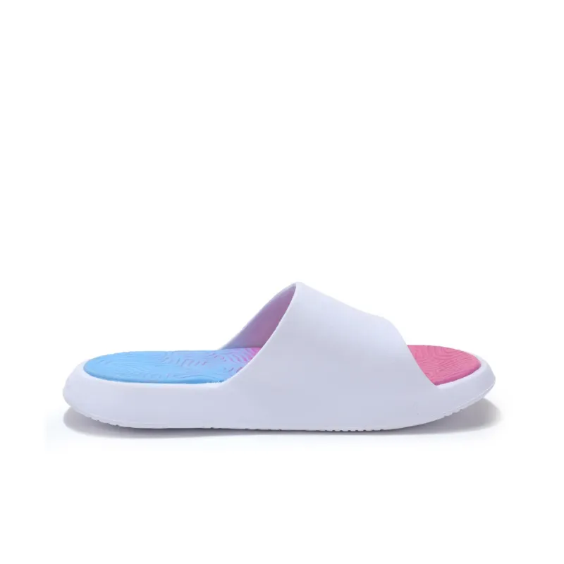 PEAK State Extremely Large Triangle 1.0 Abrasion Resistant Slide Slippers Women's White Pink Blue Gradient Cotton Candy-1