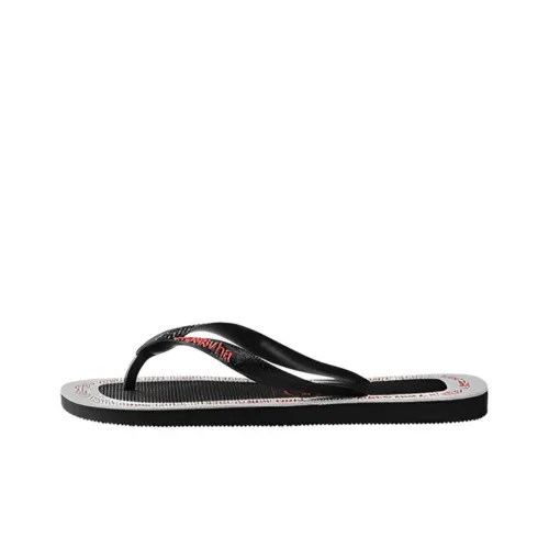 Havaianas Slide Slippers Unisex Black/Red