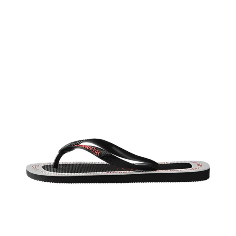Havaianas Top Goodvibez FC Slippers Unisex Black Red-0