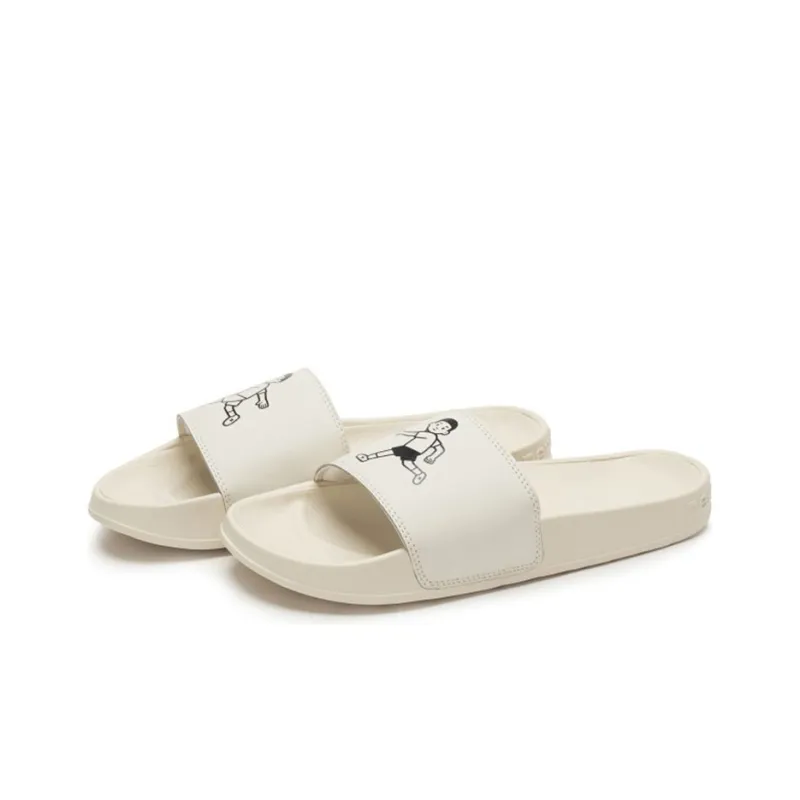 New Balance X Noritake Creamy White Slippers-2