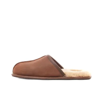 UGG Scuff Leather Slipper Tan