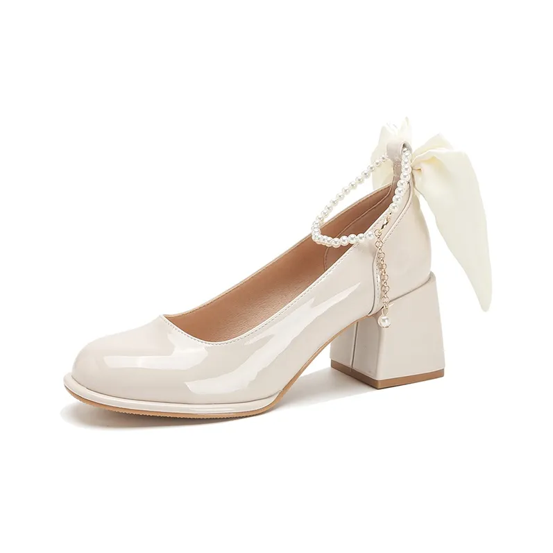KATHRYN WILSON High Heels Women's Apricot/Black-1