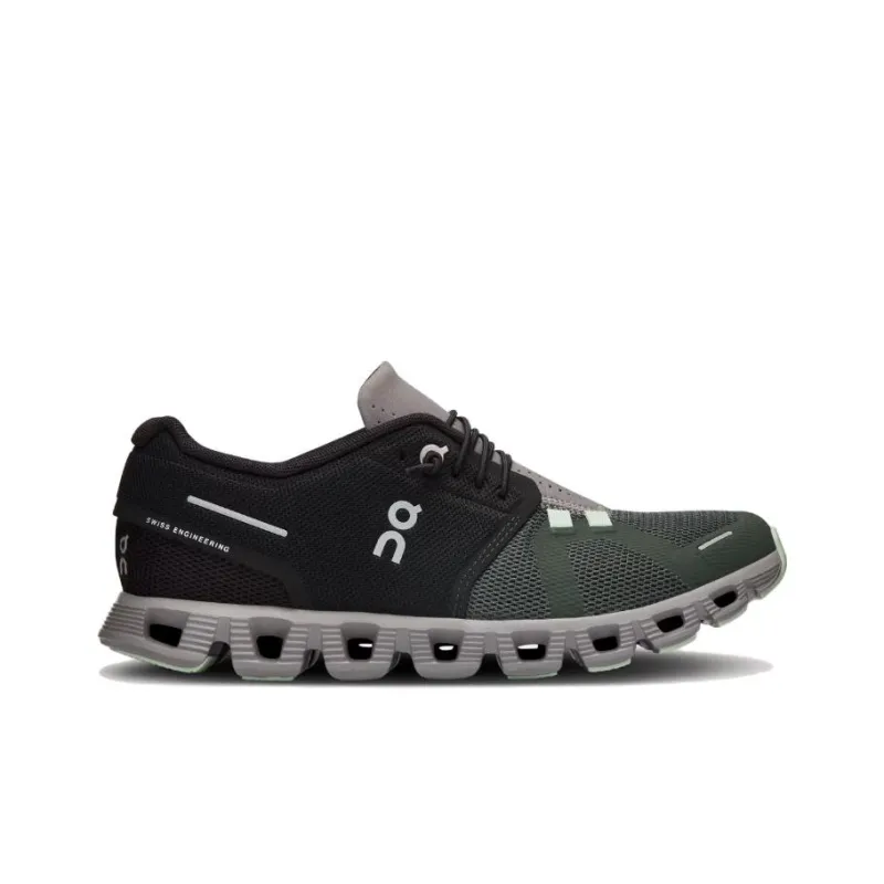 On Running Cloud 5 Black Lead Women's-1
