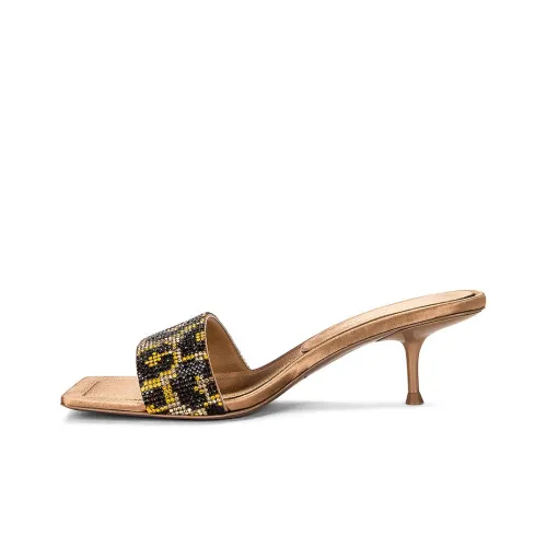 Alexander Wang Slide Slippers Women's Leopard