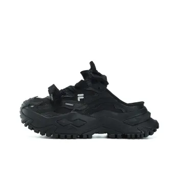FILA FUSION Bianco Mule Slippers 'Black' Women's