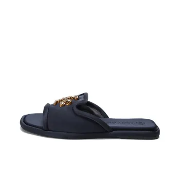 TORY BURCH Slide Slippers Women's Navy