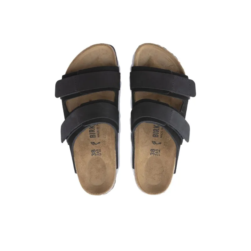 Birkenstock Uji Leather Slides-3