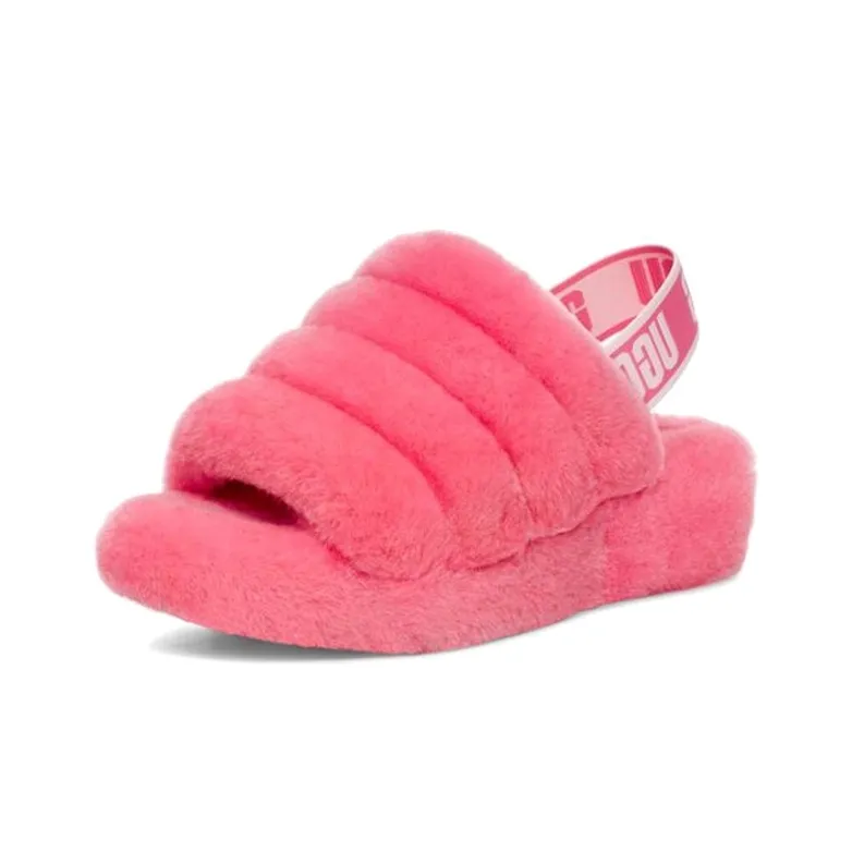 UGG Fluff Yeah Slide Pink Rose Women's-2