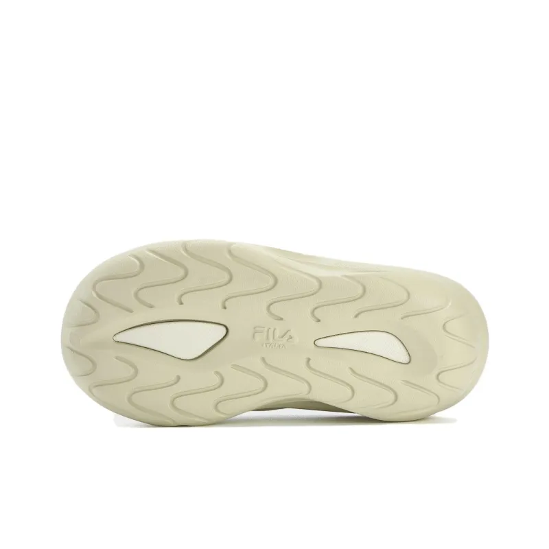 FILA FUSION Shell Slipper Slip Resistant Slide Slippers Women's Beige-4