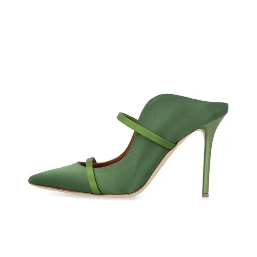 Malone Souliers Wrap-toe Slippers Women's Green
