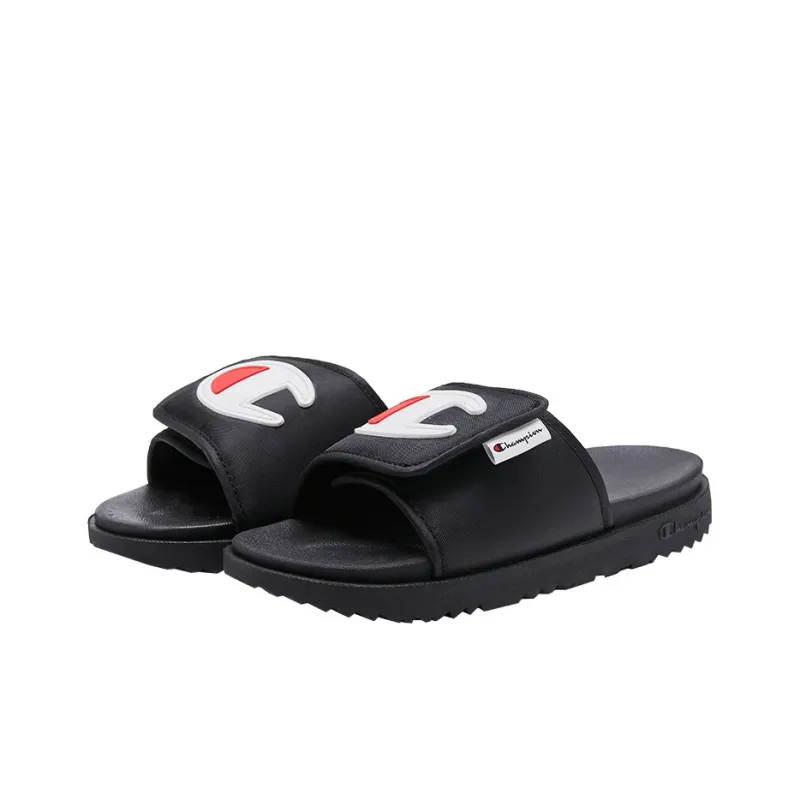 Champion Campus Slide 1919 Slide Slippers Women's Black-2