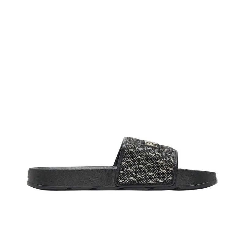 KSWISS Santa Monica Pm Sports Slippers Women's Black Gold-1