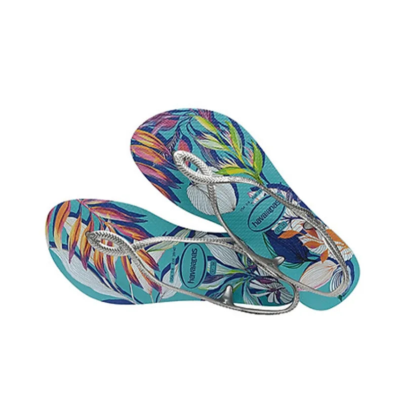 Havaianas Huaui Na Luna Print II Sandal Women's Blue-3
