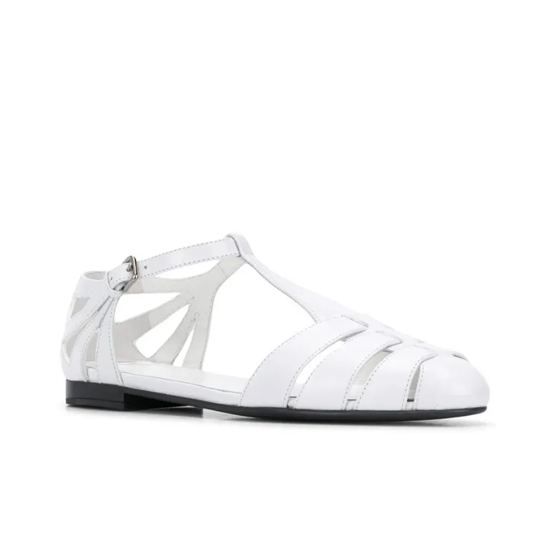 CHURCH'S Rainbow Closed Toe Slippers Women's White-1