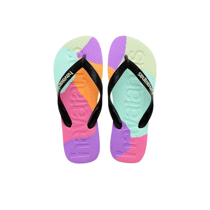 Havaianas Logomania Multicolor Slippers Unisex Multicolor Patterns-4
