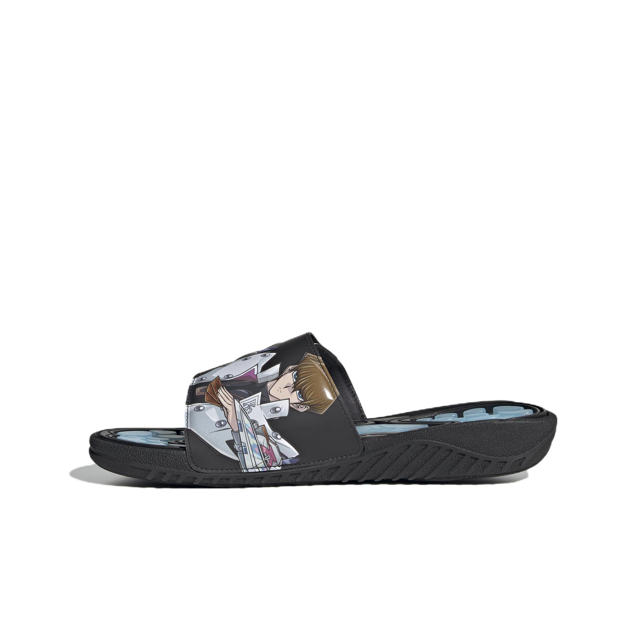 REPTOSSAGE SLIDE★adidas★ユニセックス★追跡付き Adidas x YU-GI-OH REPTOSSAGE Hook and Loop Slides HQ4276
