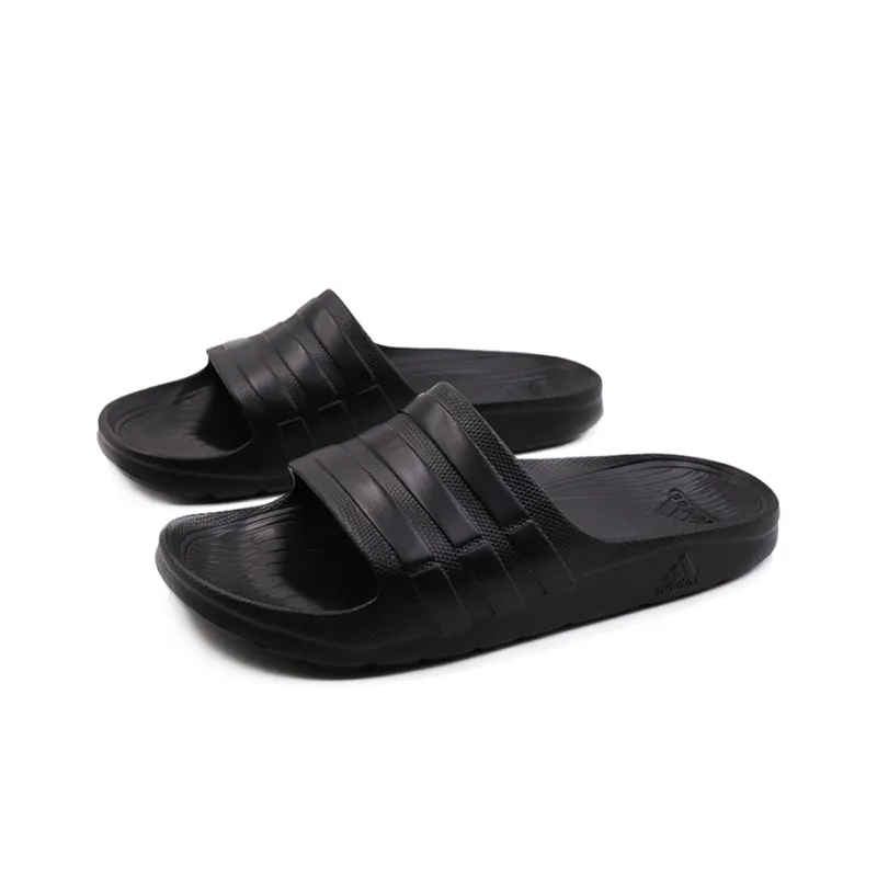 Adidas Duramo Slides Triple Black-2