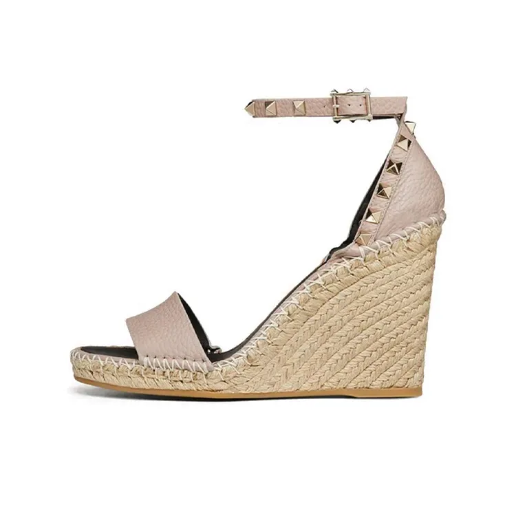 Valentino Garavani Double Rockstud 95mm Wedge Sandals-0