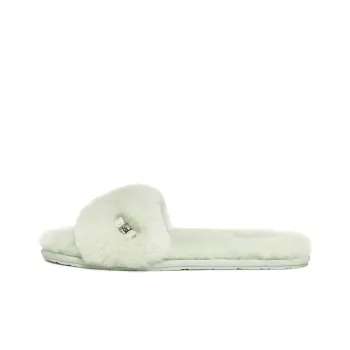 UGG Fluff Slide Stylish Sandals Women's Mint Green