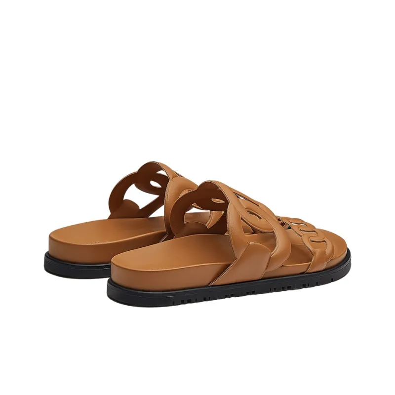 HERMES Extra Slip Resistant Stylish Sandal Women's Brown-2