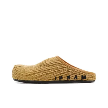 MARNI Women's Sabot 'Braided Raffia - Beige'