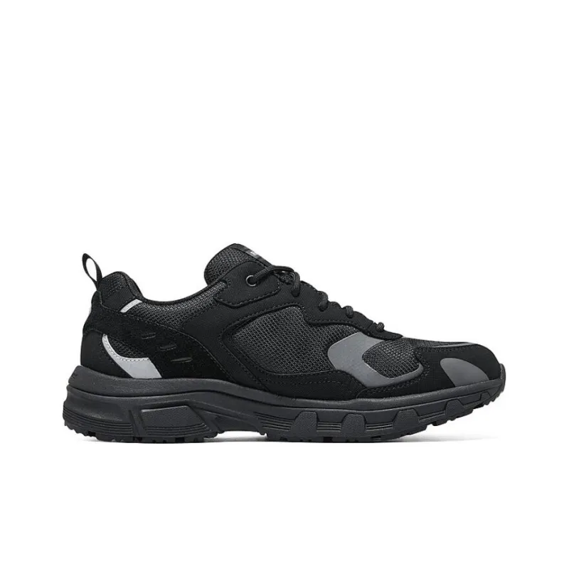 Skechers Go Walk Fle Breathable Lightweight Rebound Low Top Casual Shoes Men's Black-1