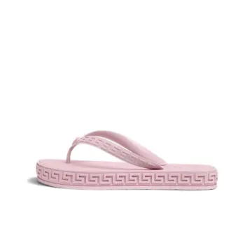 VERSACE Greca Flip Flops Light Pink Women's